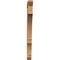 Ekena Millwork Balboa Slat Smooth Bracket, Western Red Cedar, 3 1/2"W x 34"D x 46"H BKT04X34X46BOA06SWR - alternate 3